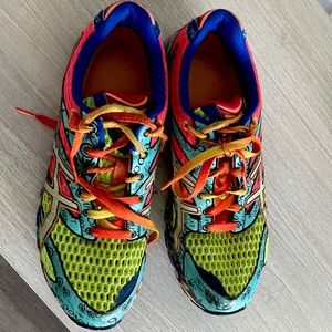 Asics Gel Noosa Tri 6 Multi Color Running Shoes T113n Sneakers Men’s Size 9
